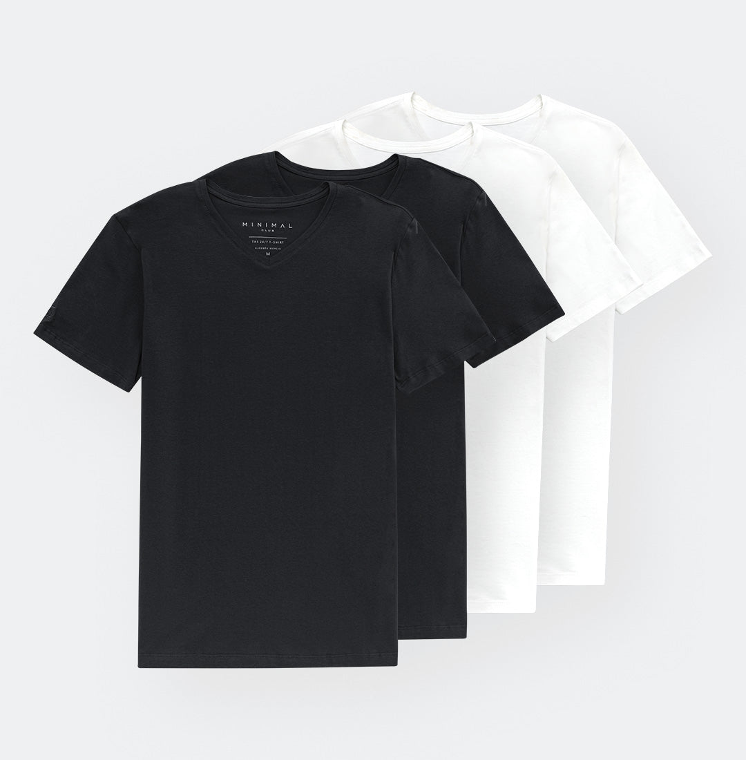Kit Minimal 4X – 4 T-Shirts
